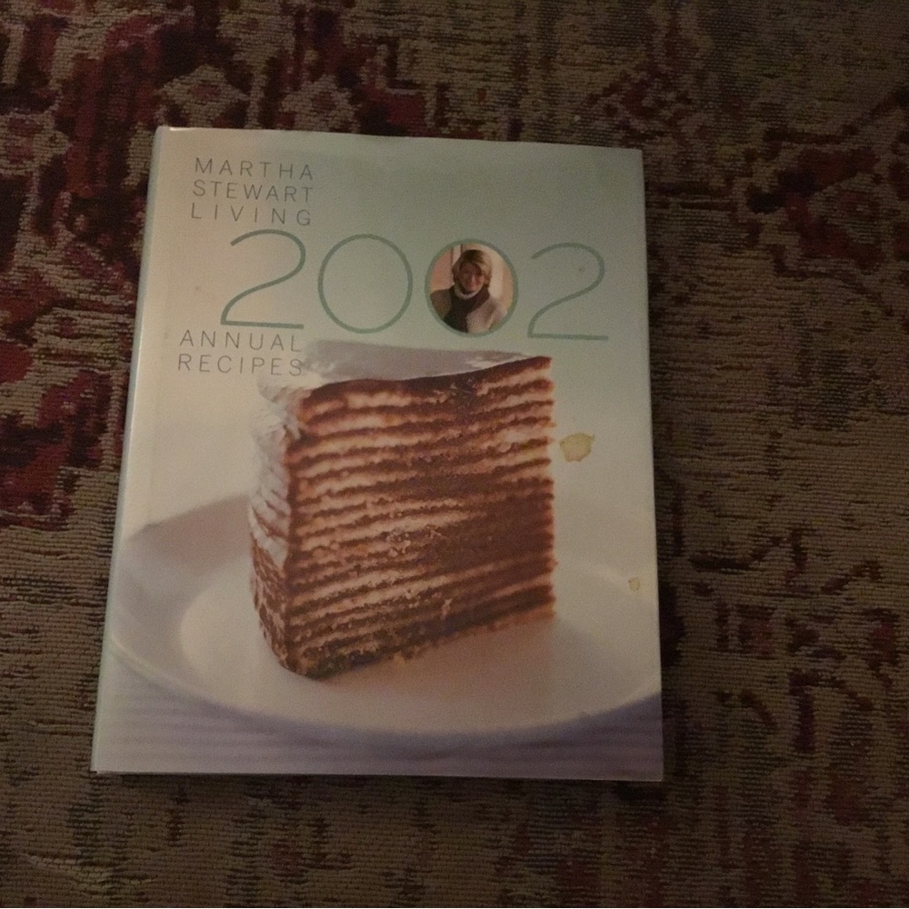 Martha Stewart Living 2002 Annual Recipes cookbook